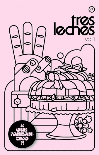 All sizes | tres leches vol.1 - cover | Flickr - Photo Sharing! #zines #zine #design #leches #cover #pettis #illustration #jeremy #tres #typography