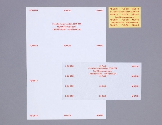Fourth Floor Music | OK-RM #print #design #graphic