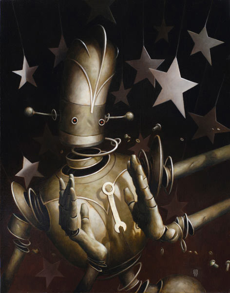 Preview: "The Baxter Collection" at Roq La Rue | Hi Fructose Magazine #robot #stars