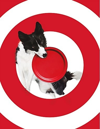 poster, Target, red, white, simple