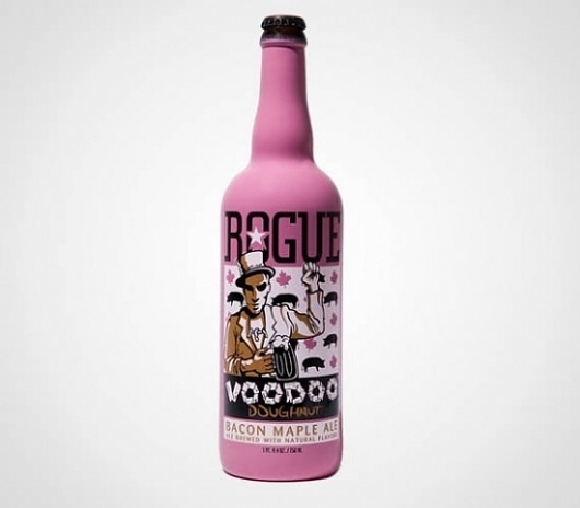There is a Beer that Tastes Like Bacon and Maple Syrup | Geekosystem #beer #design #rouge #maple #bacon #package