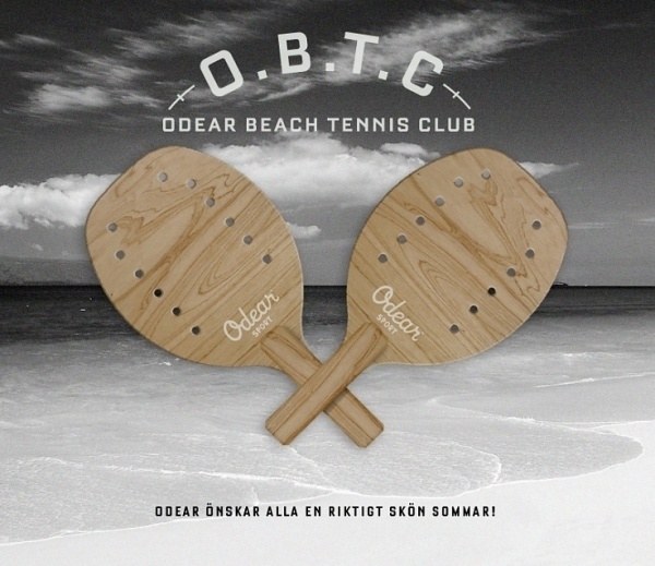 Odear - Odear - Grafisk design #tennis #summer #sport #plywood #beach #club