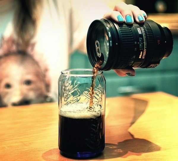 Lens Flask and Mug #gadget