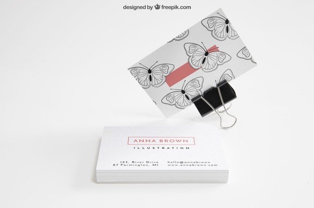 Creative business card mockup with clamp Free Psd. See more inspiration related to Business card, Mockup, Business, Abstract, Card, Template, Office, Visiting card, Presentation, Stationery, Corporate, Mock up, Creative, Company, Modern, Corporate identity, Branding, Visit card, Identity, Brand, Identity card, Presentation template, Up, Brand identity, Visit, Showcase, Showroom, Stack, Composition, Mock, Clamp and Visiting on Freepik.