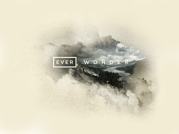EVER WONDER™ // Branding on Behance #vector #iconography #branding #icon #icons #texture #grid #web #logo #forest #mountains #green