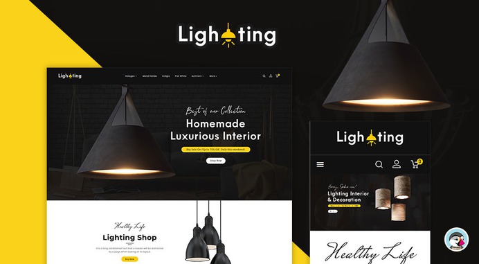 #Interior #Lighting & #Ceiling #Crafts - #Prestashop #Responsive #Theme | #TemplateTrip #eCommerce #Website #Design #Template