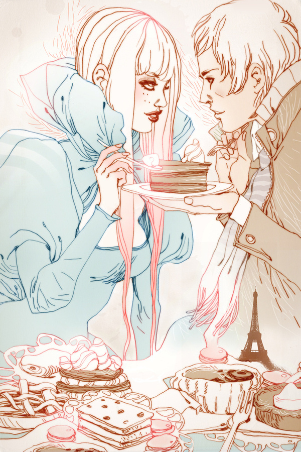Exquise Romantic Exhibition #illustration #line #art