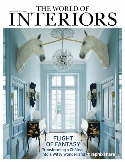 The World of Interiors - December 2011 GraphixShare #interior #design #white #unicorn