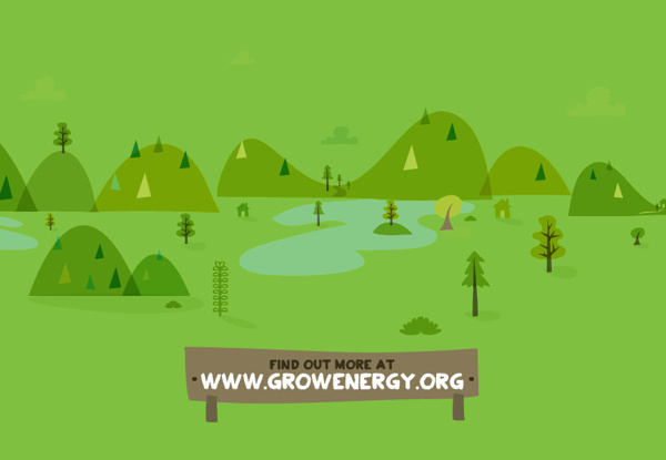 GrowEnergy.org events branding & illustration on Behance #tree