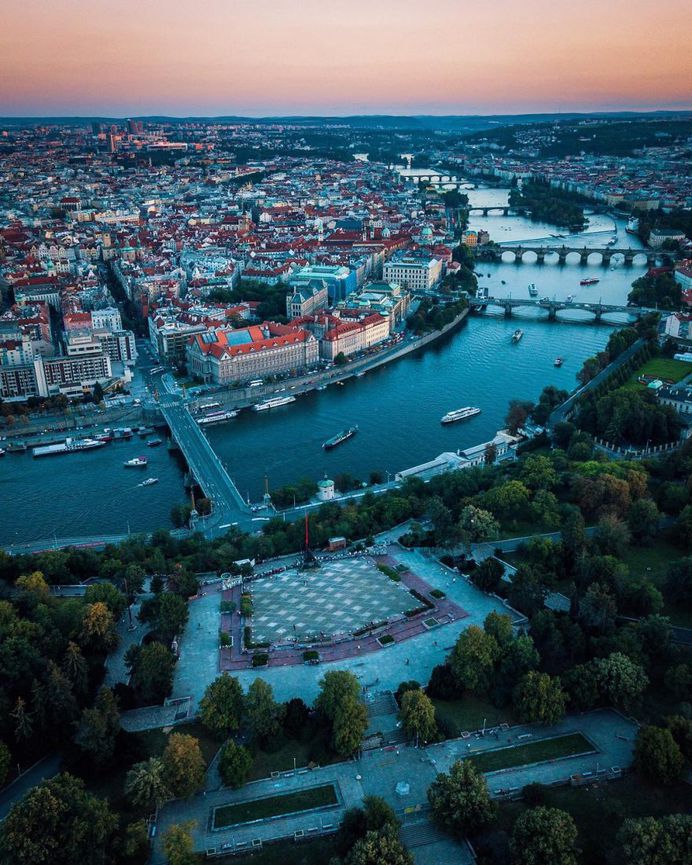 Prague From Above: Travel Drone Photography by Alan Brutenic