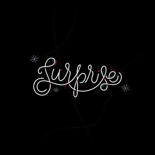 Surprise! by Jordan Lyle #lettering #design #line #vector