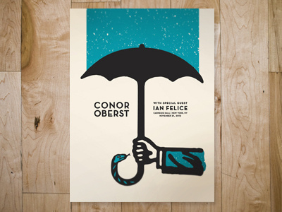 Conor_gig #bandito #texture #illustration #poster #oberst #conor