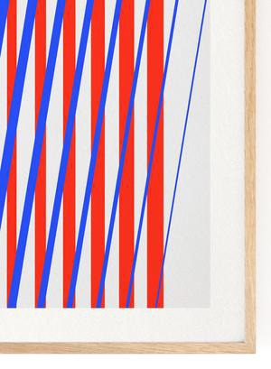 Outlined.cc Limited Edition Artwork Striped #1 striped art print design artprint wallart