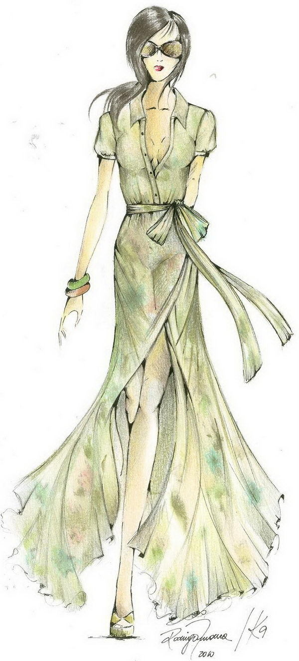 30+ Cool Fashion Sketches #girl #art #fashion #drawing #sketch