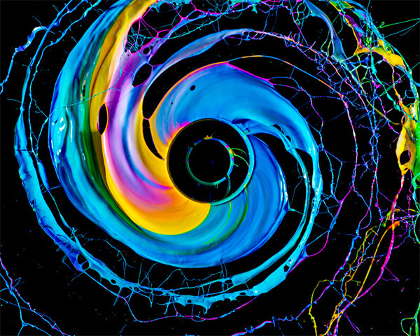 Black Hole Photography8 #color #hole #black #paint #photography #spin
