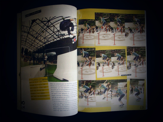 Goodtime Mag #urban #surf #athens #sk8 #city #design #graphic #downtown #goodtimes #spread #skate #snowboard #fashion #layout #greece #magazine #typography