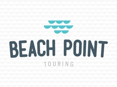 Dribbble - Beach Point Touring by Alexander C. Sprungle #logo #colors