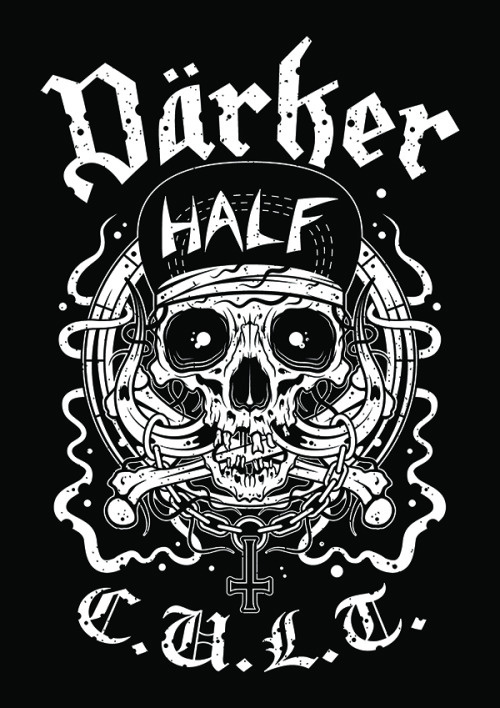 ROADCREW #skull #motörhead #illustration #graphic design #screenprint #silkscreen #darkerhalf #darkerhalfcult #endordesigns