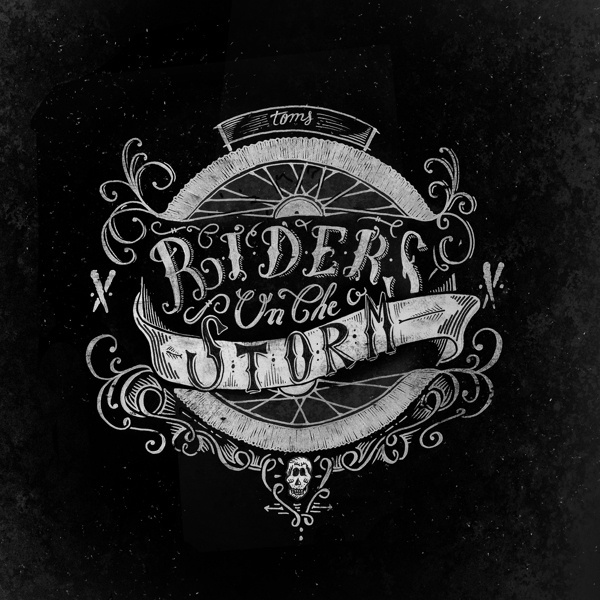 Riders in the night by Thomas Picard. #lettering #typography