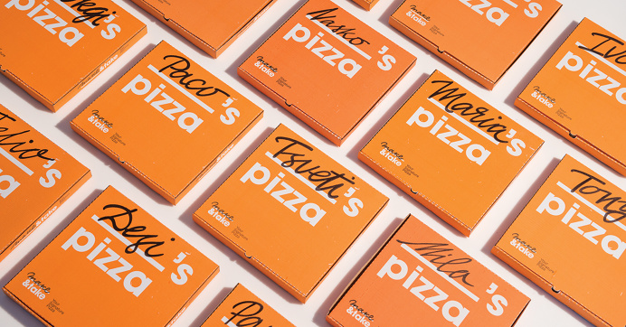 make&take - your signature pizza on Behance