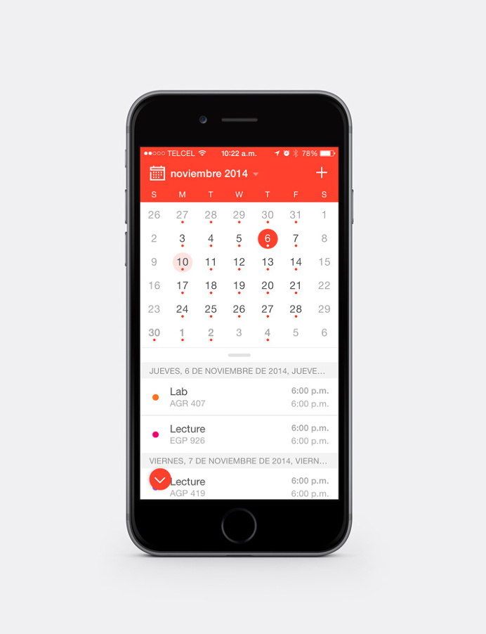 Schoolhub by Face #ui #ux #iphone #app