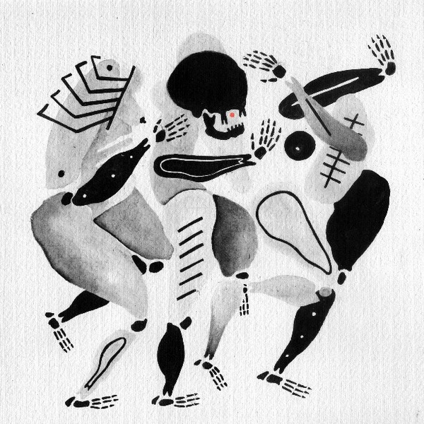 #skeleton #illustration #black