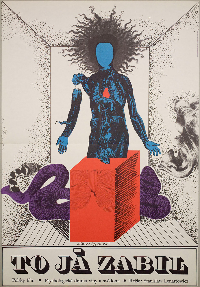 I Killed 1975 Czech A1 Poster, Karel Teissig