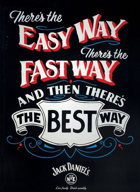Jack Daniel's Is Back With More Patriotic Posters | Adweek #lettering #sign #daniels #jack #painting #signage #america