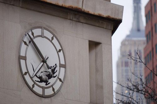 UPDATE: Banksy's New NYC Rat Piece Has Been Removed