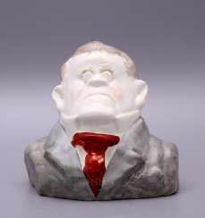 A bust of people's artist of the USSR I. M. Moskvin