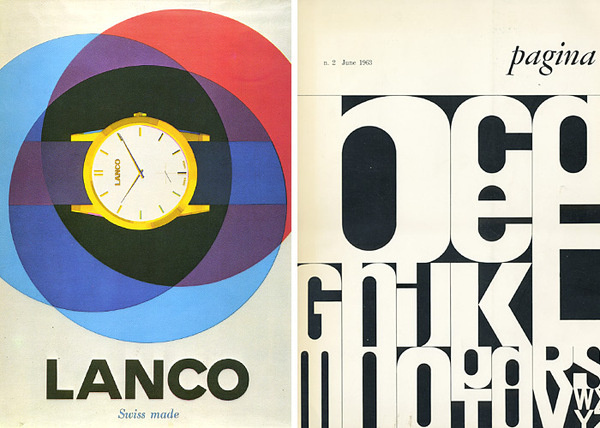 Bob Noorda #flat #typography