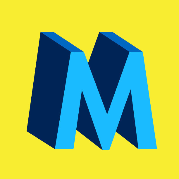 Colorful M for #36DaysofType by @collaborativesouls found on Instagram #type #letters #color #typography #bold #beautiful