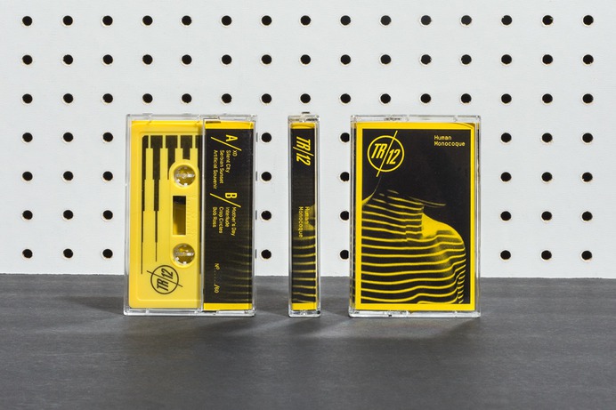 TR12 Cassette and Zine designed by Javier Garcia on Behance. Editorial design for an electronic music band.