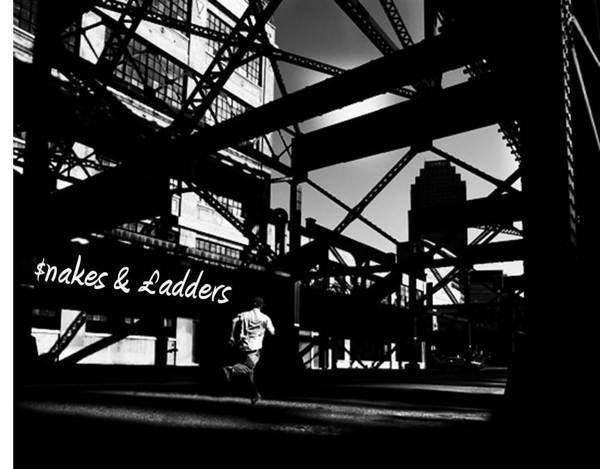 $nakes & xc2xa3adders on Behance #ladders #snakes #& #typography
