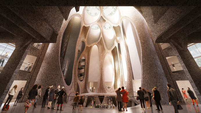 Zeitz Museum of Contemporary Art Africa, South Africa, by Heatherwick Studio #rendering