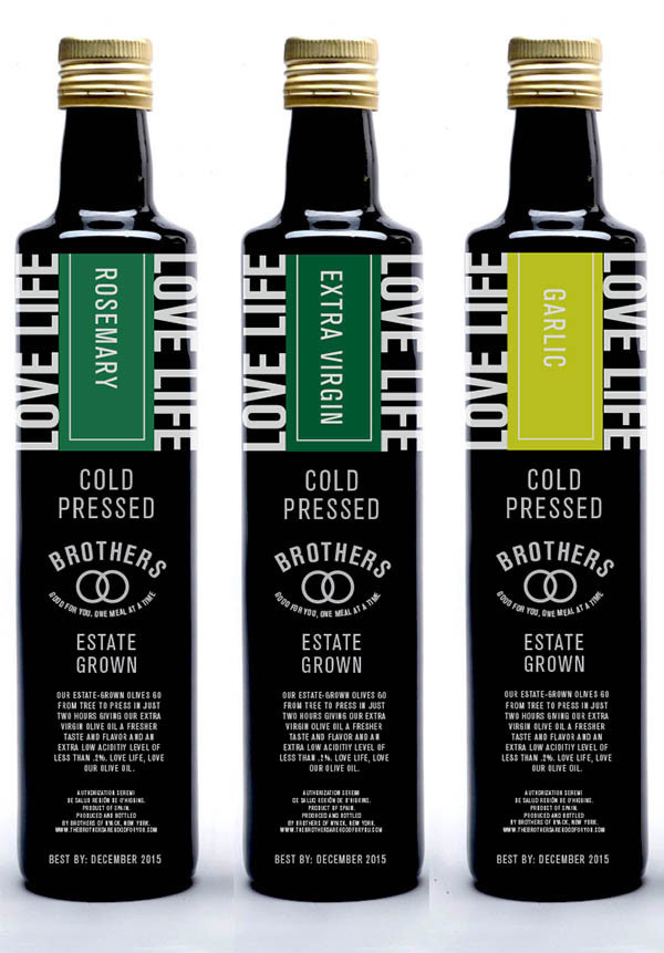 Package Design: olive oil and coffee by Matthew Hageman