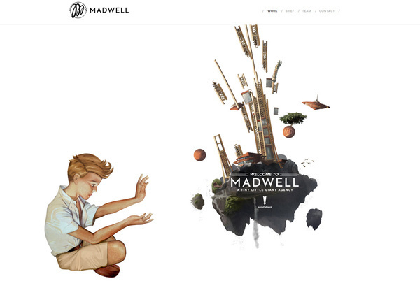 Madwell | A Tiny Little Giant Agency #design #web #parallax