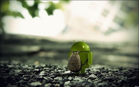 Sad-Android-Robot110902133530.jpg 650×406 pixels #miniature #photograph #scene #android #sad