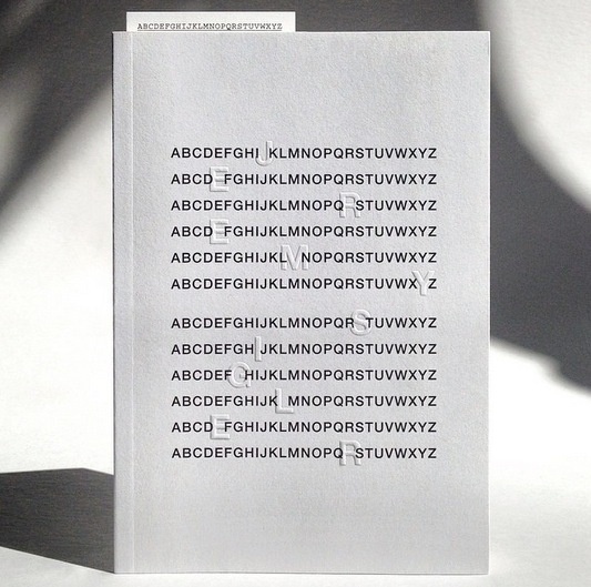 stuff thisisgrey likes : Photo #cover #emboss #book #typography