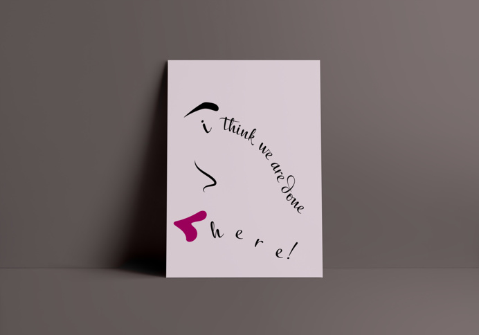 i think we are done here poster