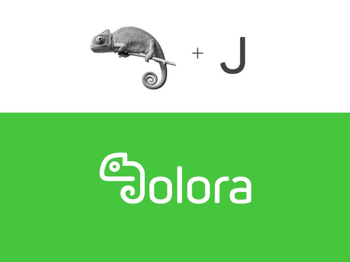 J + Chameleon Lizard Logo by Alfrey Davilla