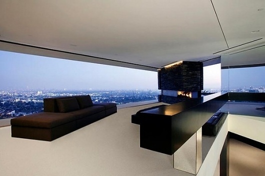 Spectacular Home with Breathtaking Panoramic Views in the Hollywood Hills #interior #view #scenic #architecture