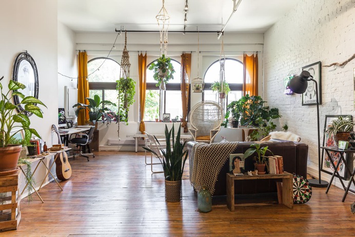 A Bohemian Montreal Loft of Two French Designers: gallery image 1