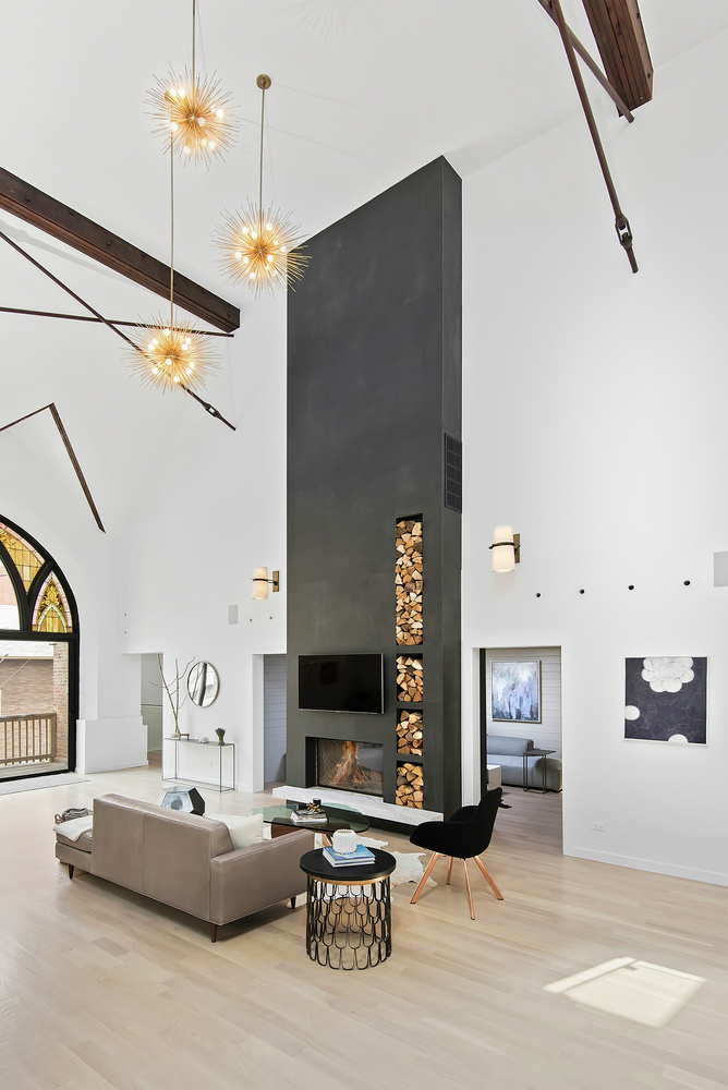 Church converted into a spacious family house
