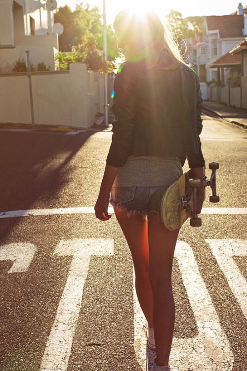 #sunlight #skater #woman