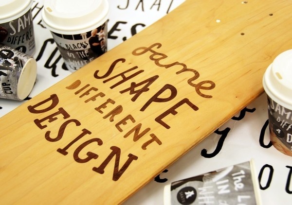 New Zealand's Best Graphic Design. #lettering #handlettering #askate #skateboarding #charity #wood #handmade #autism #typography