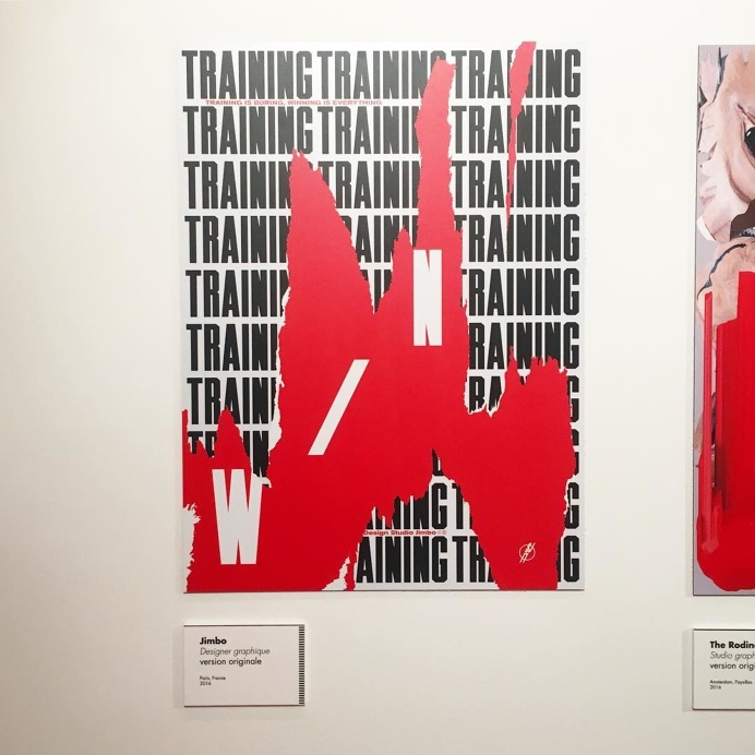 Studio Jimbo on Instagram: "Unselected poster exhibited at musée des Arts décoratifs for the Graphic Design Festival Paris [@gdfparis] # #graphicdesignfestival