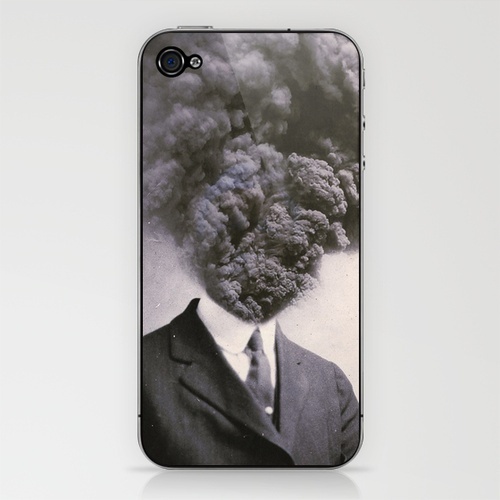 Outburst by J U M P S I C K ▼▲ #photo #design #retro #iphone #cellphone #vintage #blow #tie