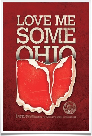 Love Me Some Ohio #ohio #design #poster