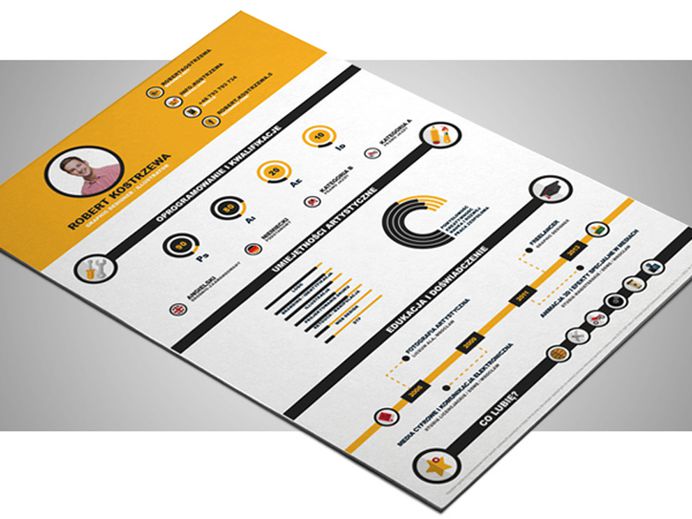 Infographic Illustrator - Free Infographic Illustrator Resume Template